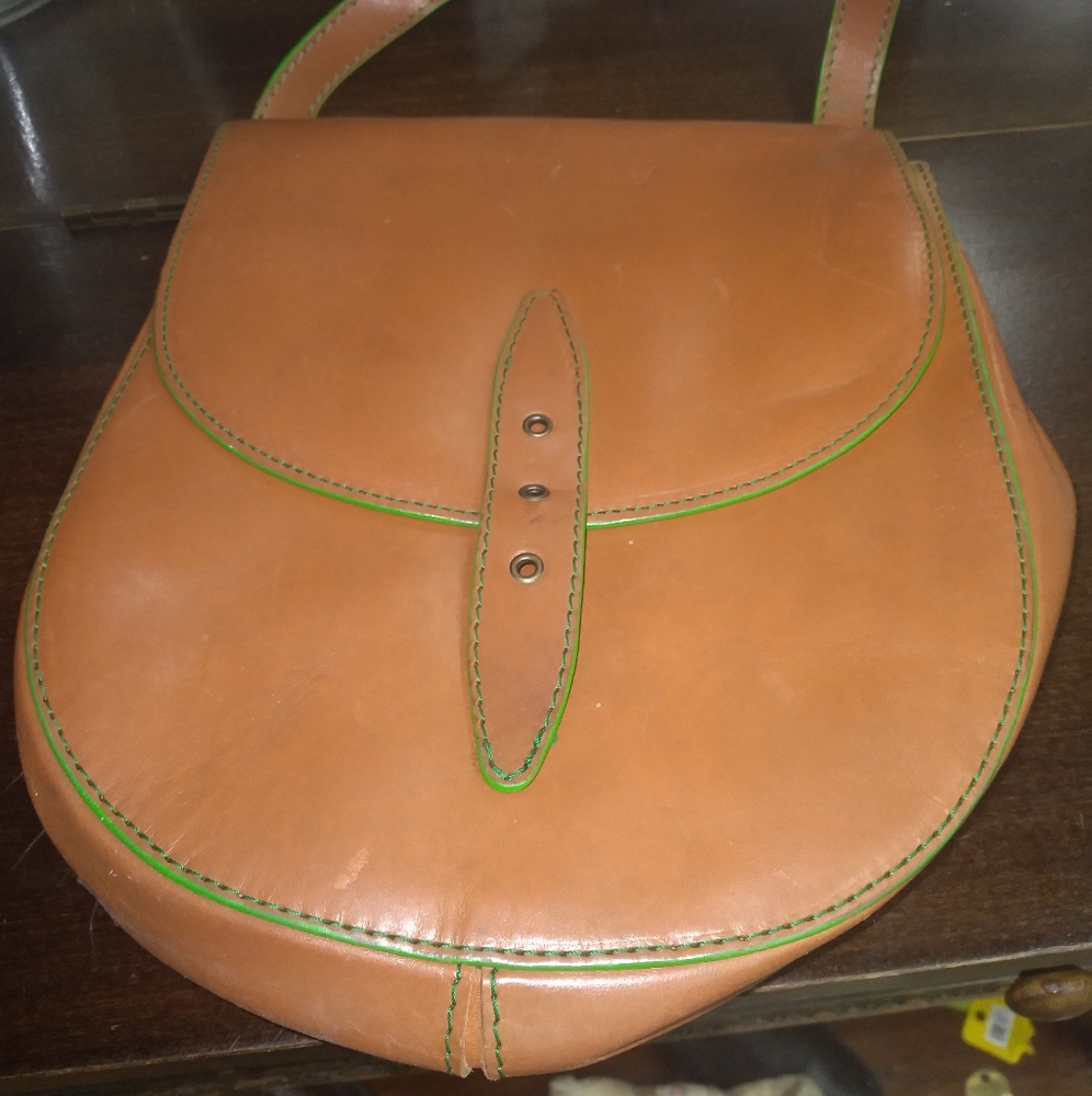Vintage leather Principe bag from Milan
